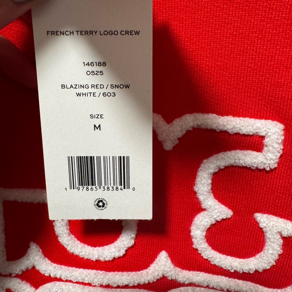 Tory Burch Red Crew Neck Sweater - Picture 2 of 4